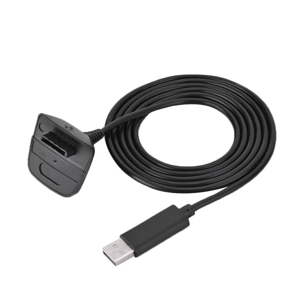 Hurtigladekabel for Xbox 360 trådløs kontroller (svart)
