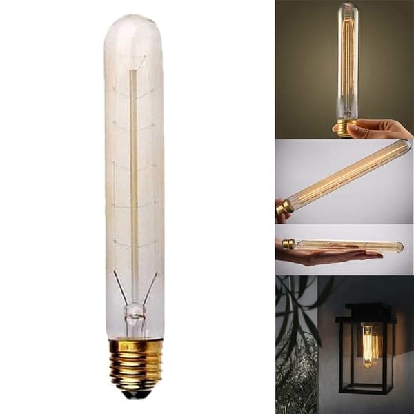 1-pack glödlampor E27 40W, LED och glödtråd, varmvit, för inomhus och utomhusbruk