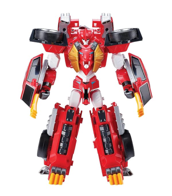 GD Leon Rover Sort Transformerende Robot Legetøjsbil Figur Samlerobjekt Animeret Karakter