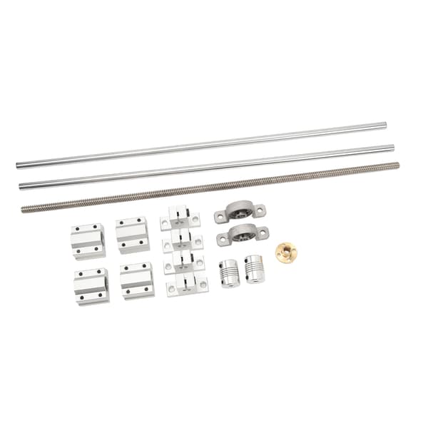 Linear Motion Kit Rod Shaft Guide Screw Support Bearings Couplings 3D Printer Power Transmission Set
