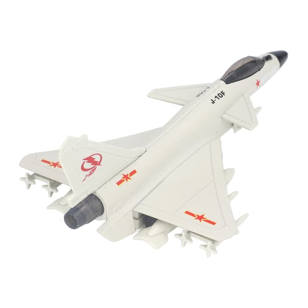 1:50 Scale Alloy Fighter Jet Model Realistic Details Pull Back Action Sound Effects Display Stand Milky