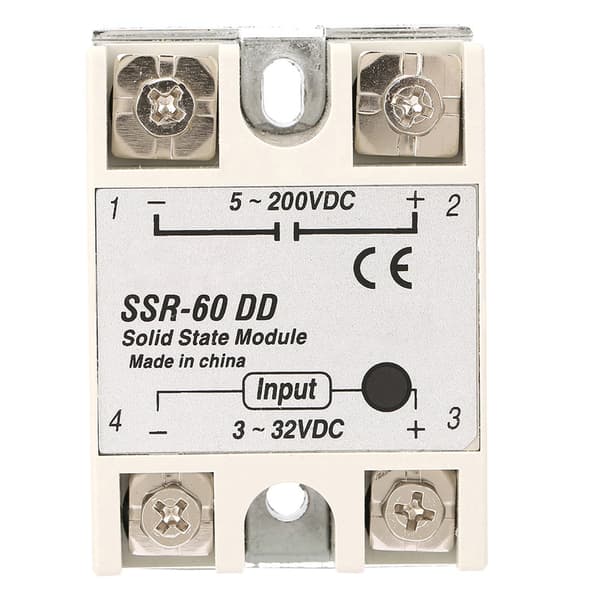 DCDC Solid State Relay SSR60DD 60A 332VDC to 5200VDC SSR