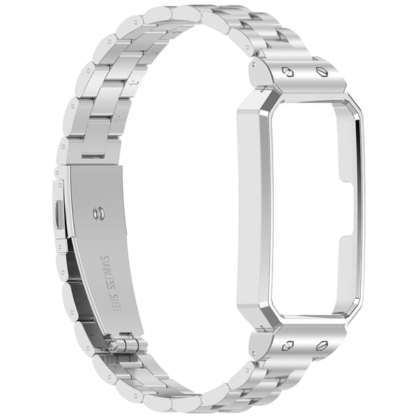 Armbånd i rustfritt stål til Huawei Band 10/9/8 Svart