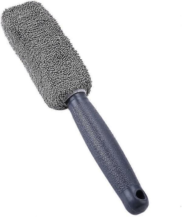Yaju Specialist Blød Mikrofiber Detaljebørste til Bilfælgrensning Grå 1 stk