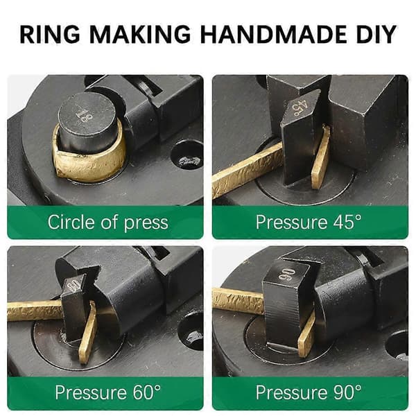 [LCS] Powerful Ring Bending Tools for Jewelry Making, Beginners, Professionals, Multifunctional, Easy to Use D D