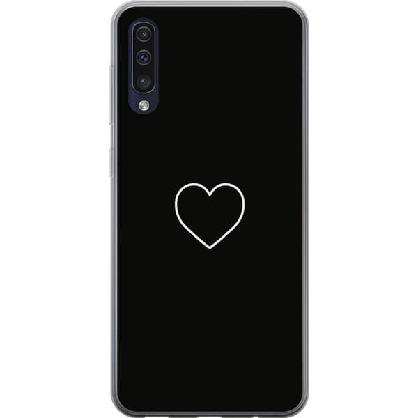 Kompatibelt mobildeksel til Samsung Galaxy A50 Hjerte
