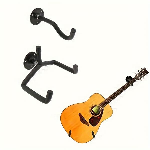 Split Guitar Angle Hanger, Wall Angle Hanger, Guitar Bass Display Rack Guitar Hooks [DB] Black