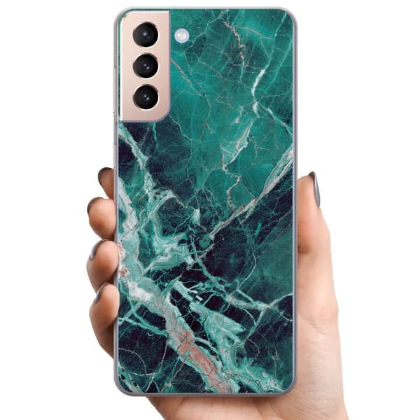 Kompatibelt mobildeksel til Samsung Galaxy S21 Marmor
