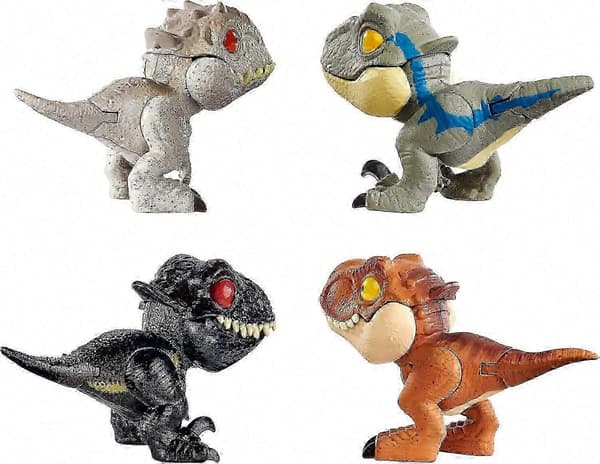 Eksklusive Dinosaur Snap Squad Samleobjekter til Udstilling, Leg og Fastgørelse til Rygsæk
