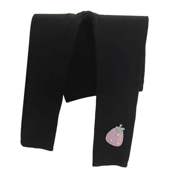 Sømløse Børne Leggings Bløde Stilfulde Elastiske Ensfarvede Baby Strømpebukser Leggings til Børn Sort 130 cm