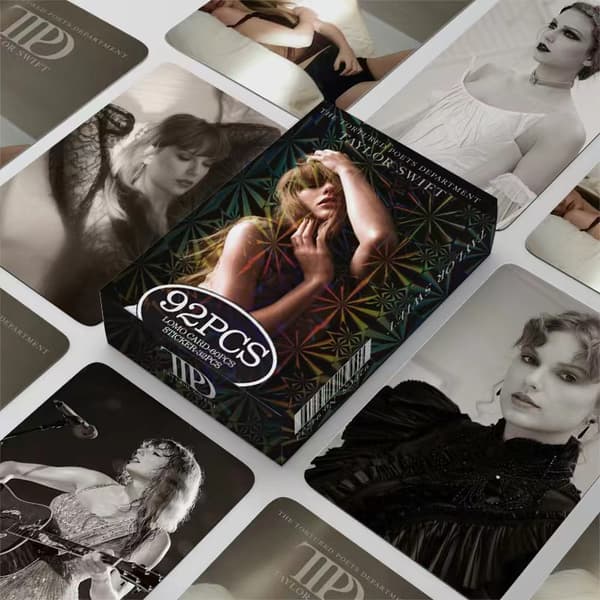 92 Taylor Swift-kort Taylor Swift stjerne omgivende postkort
