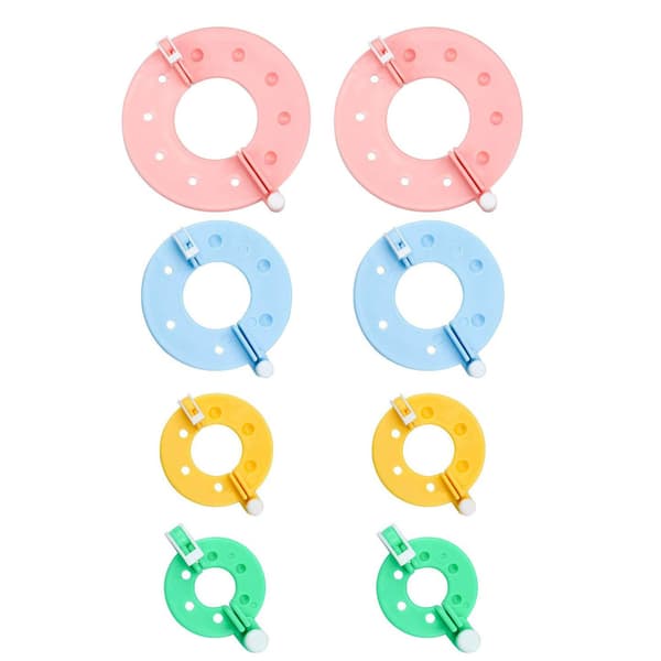 Creative Craft Companion: Pom Pom Making Set for DIY Wool Yarn Knitting, High-Quality ABS Resin Tools Enhance Your Craft Project Experience