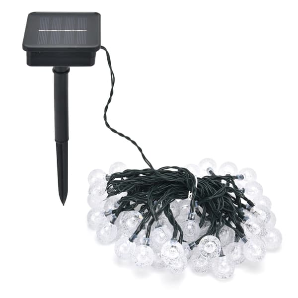 9.5m LED Solar String Lights IP44 Waterproof String Lamp Warm Light with 8 Lighting Modes for Yard Garden Wedding Party Outdoor