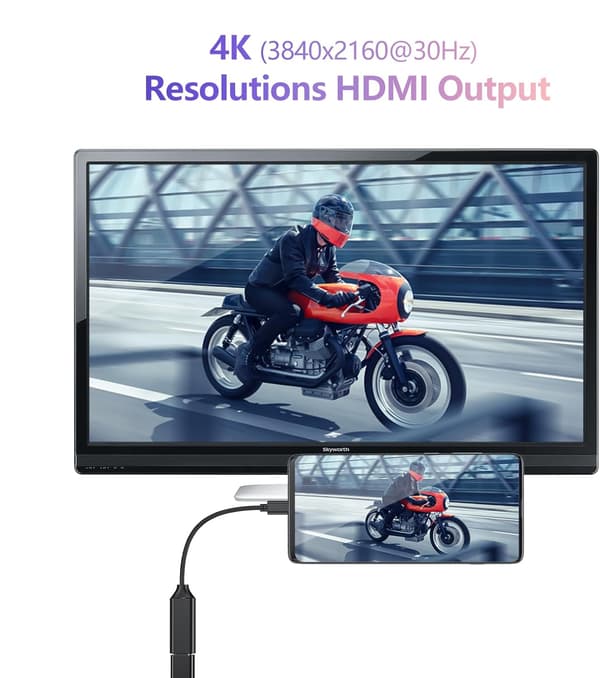 USB C - HDMI 4K -sovitin Mac OS:lle, Type-C - HDMI -sovitin [Thunderbolt 3], yhteensopiva