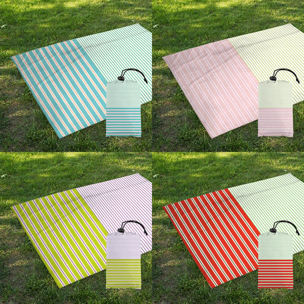 Bærbar Letvægts Strandmåtte, Foldbart Sandfrit Picnictæppe, UV-beskyttelse Solskærm til Campingrejser 145