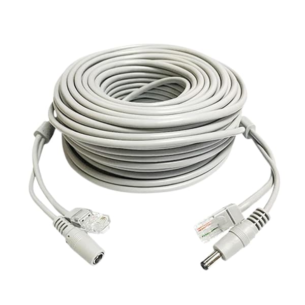Long Ethernet Cable, Internet Network Cable, Professional Ethernet Cable Connector, Versatile Wired Connection, Robust Gray PVC Jacket, Copper[DB]