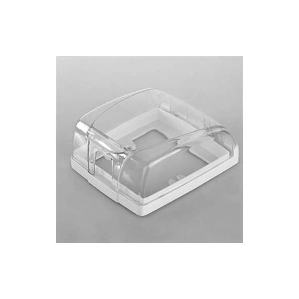 Socket Protective Cover, Flip-Up Waterproof Lid for Home and School Use (PZCC)[DB]