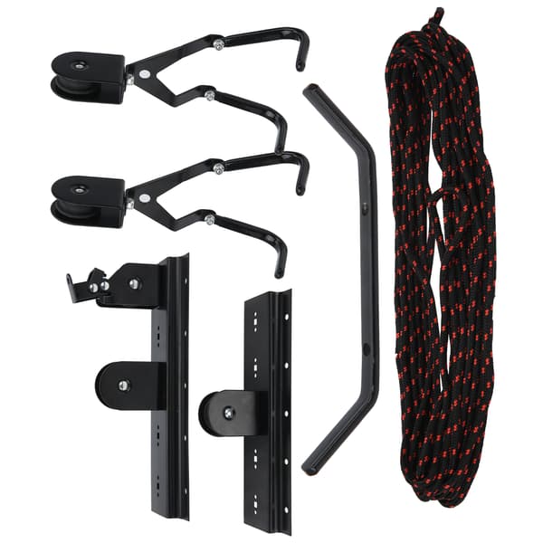 Bike Ceiling Storage Lift Wall Mount Strap Rack