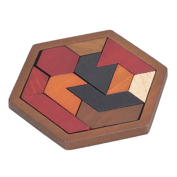 Hexagon Puzzle Building Blocks Shape Pattern Game for Kids Adults Cognitive Exploration Fun Gifts