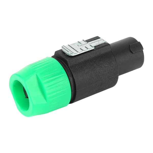 10 Pcs C NL4FC Audio Speaker Connector Waterproof 4-Pin Speakon Plug Cable Connector (Green)