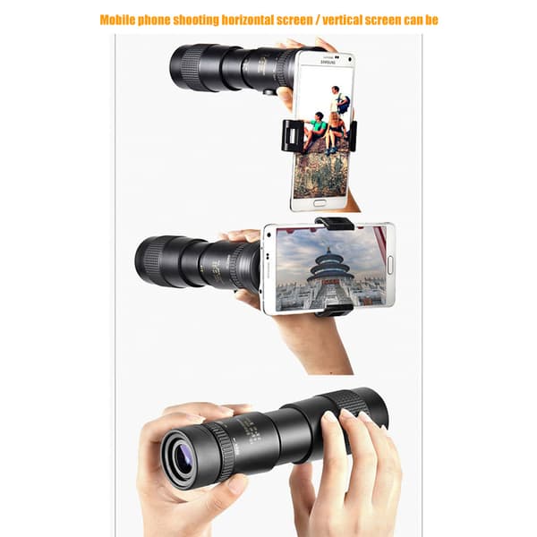 Monocular Telescope HD Prism 10X100 Monocular for Racing, Beach, Bird Watching, Boating
