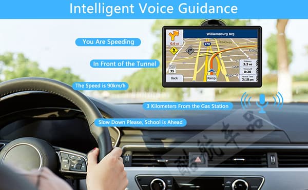 GPS-navigator 5 tommer (Europa) Bil Lastebil 8G HD