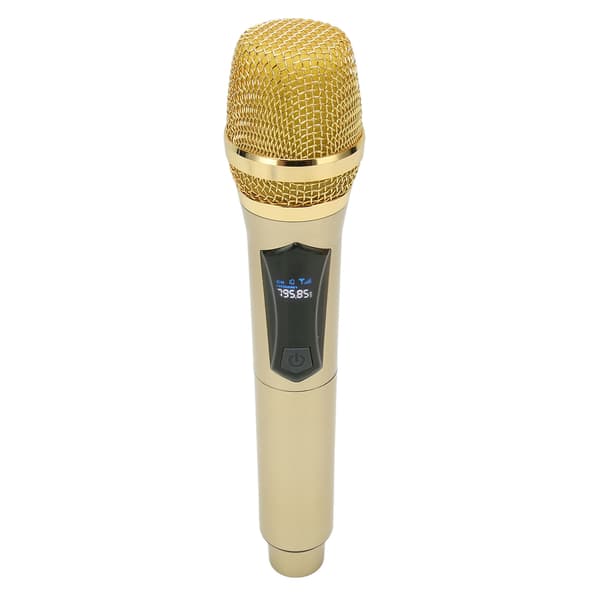 Wireless Microphone System Rechargeable Universal V Band Fixed Frequency Up to 50 Meters Handheld Dynamic Microphone