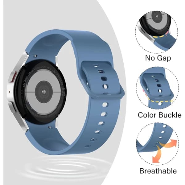 Compatible Galaxy Watch Band 10-Pack 20mm for 40mm 44mm 45mm 46mm 47mm Models