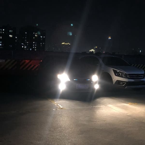 12V 36 LED Grilllys Båtlys Bil Pickup Front Kjørelys Dekorasjon Utvendig Atmosfære Blå+Hvit 2 stk