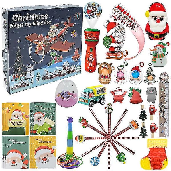 Julekalender Blind Box Sett Avlastning Julekalender Blind Box Gaveleke Stil 10 @bugu