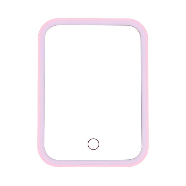 Compact Illuminated Magnetic Cabinet Mirror, Smart Touch Dimmable Design, High-Definition Makeup Mirror with Lighting for Travel, Office, Home (Adjustable,