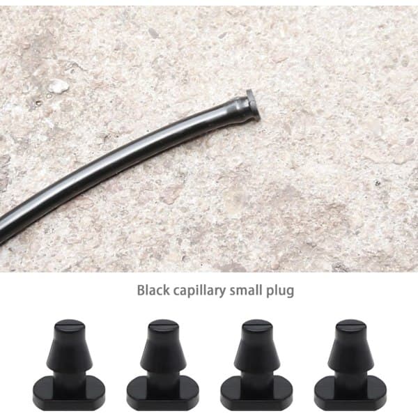 100 Pcs Irrigation Hose Plug Replacement Drip Hose End Caps Capillary Irrigation Small Plug Accessories for Washing Machine Garden Irrigation