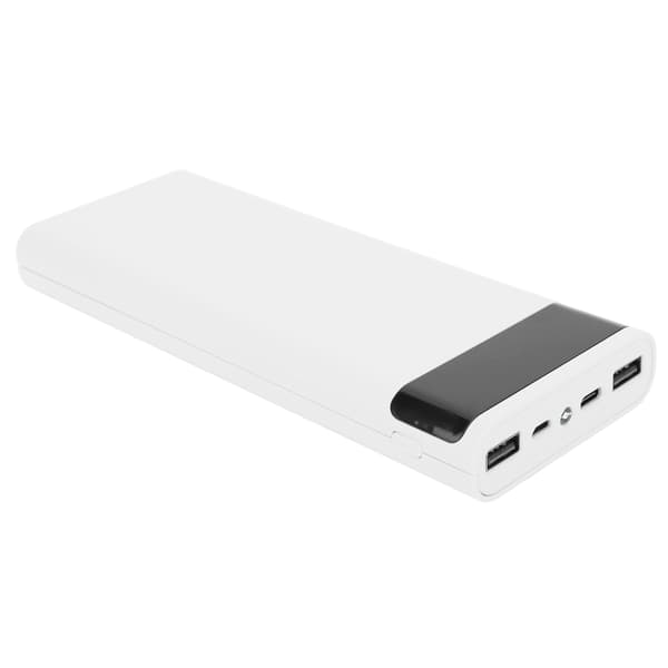 Lett 8 x 18650 Batterioppbevaringsboks DIY Bærbar Powerbank Jacking Tilbehør hvit