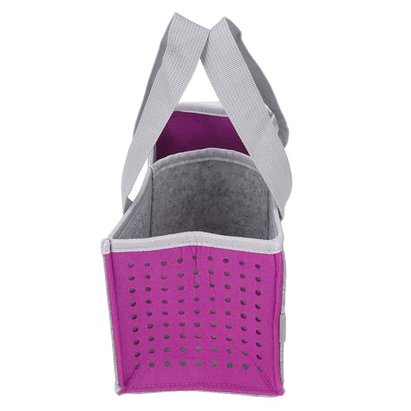 Portable Storage Bag Extra Space Felt Fabric Case for Toniebox Player Starter Set Purple