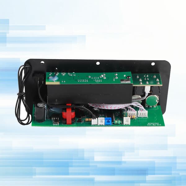 10 inch Bluetooth Stereo Subwoofer Amplifier Board Dual Microphone Inputs 220V for Home Theater System DIY Speakers