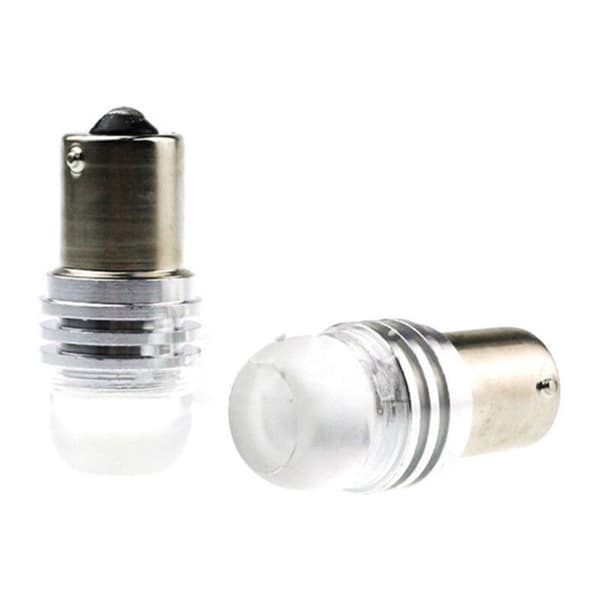 10 stk 1156 Ba15S P21W Q5 12V LED Bil Backup Ryggelys Hvit