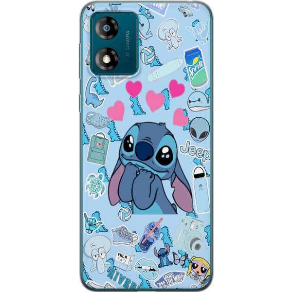 Kompatibelt mobildeksel til Motorola Moto E13 Stitch