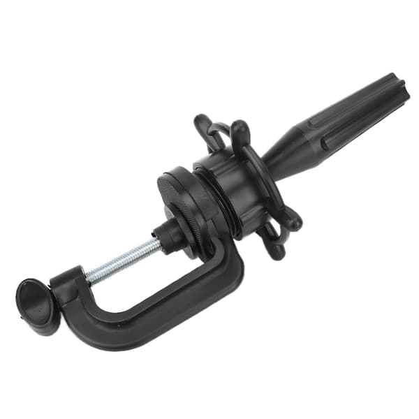 Mannequin Head Stand Height Adjustable Head Clamp Holder Training Head Display Black