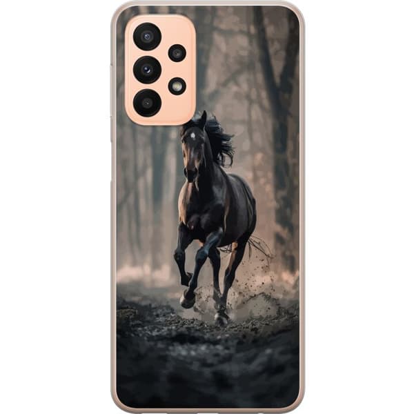 Kompatibelt mobildeksel til Samsung Galaxy A23 5G Running horse