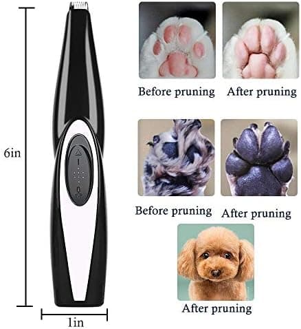 Pet Grooming Solution, Quiet Design Hair Trimmer with Cordless Convenience for Pets