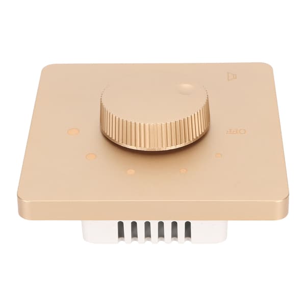 50W Volume Control Professional Safety 5 Gears Adjustment Knob Volume Controllers for Home Speakers Gold