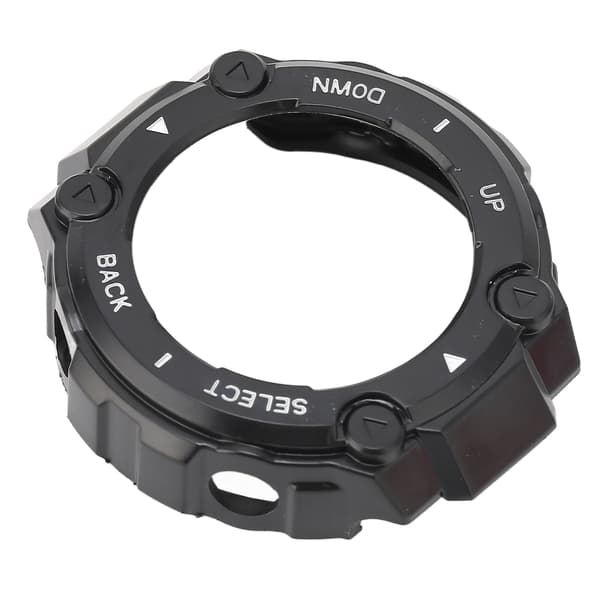 Amazfit TRex Watch Edge Bumper Protective Shell Ram - Sort skal med hvidt ord