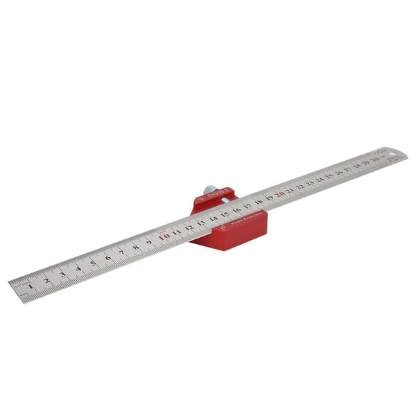 CX300-2 300mm Scale Ruler Drawing Ruler Woodworking Angle Ruler Marking Tool CX300-2