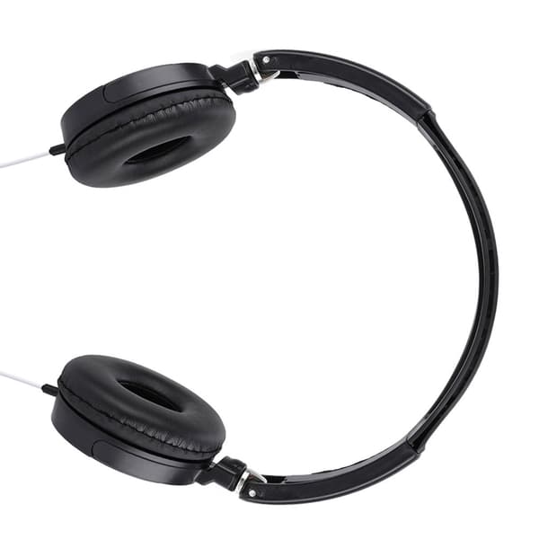 Kompakt foldbart kablet headset – Stereo HiFi musik hovedtelefoner