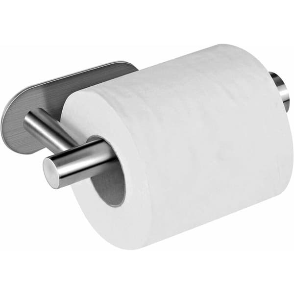 Selvklæbende toiletpapirholder – rustfrit stål, rustfri – til køkken, badeværelse