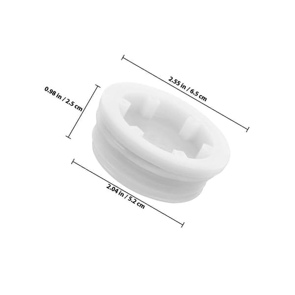 Plastic Lids for Drums, Threaded Sealing Caps - Compatible with 200L Oil Drums, Leak-Proof Seal, Easy Installation (10 pcs)
