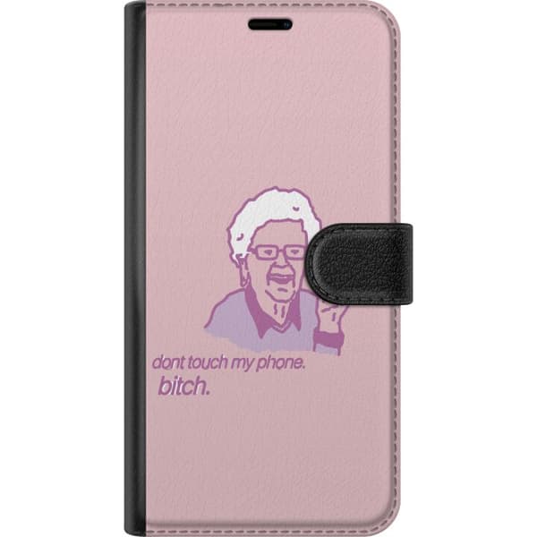 Compatible Wallet Case for Samsung Galaxy S21 Don't Touch My Phone