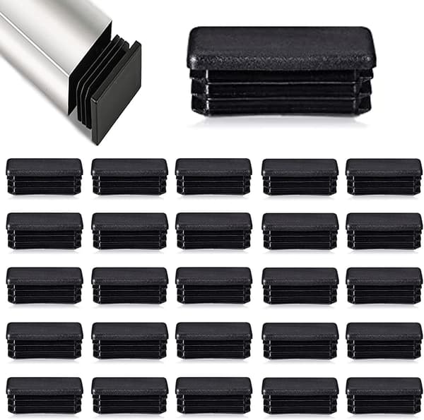 40 x 30 mm Lamelpropper, Hegnsrørsindsats til Rørformede Stolper Stole og Møbler 40 Stykker