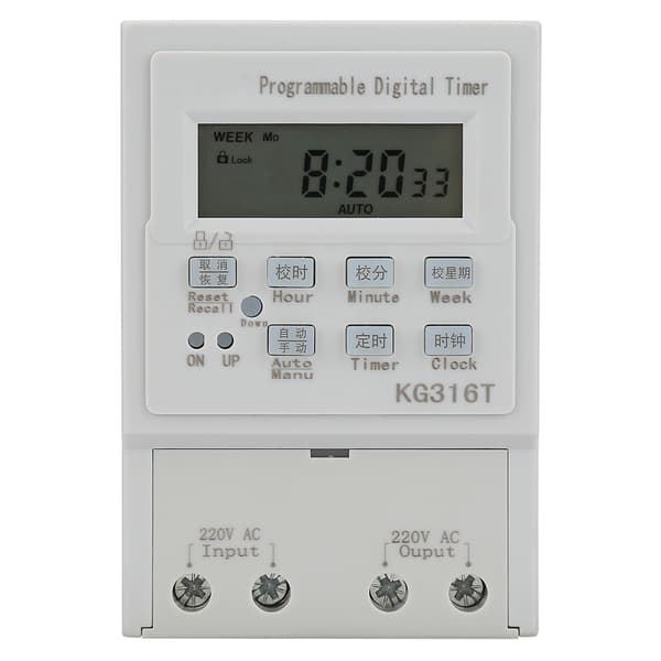 Mini AC 220V 1W 30A Digital Timer Switch Programmerbar Kontrol Timing Switch