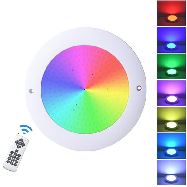 Rechargeable Submersible Pool Light with Remote Control - Waterproof, Adjustable - for Bathroom, Outdoor Use